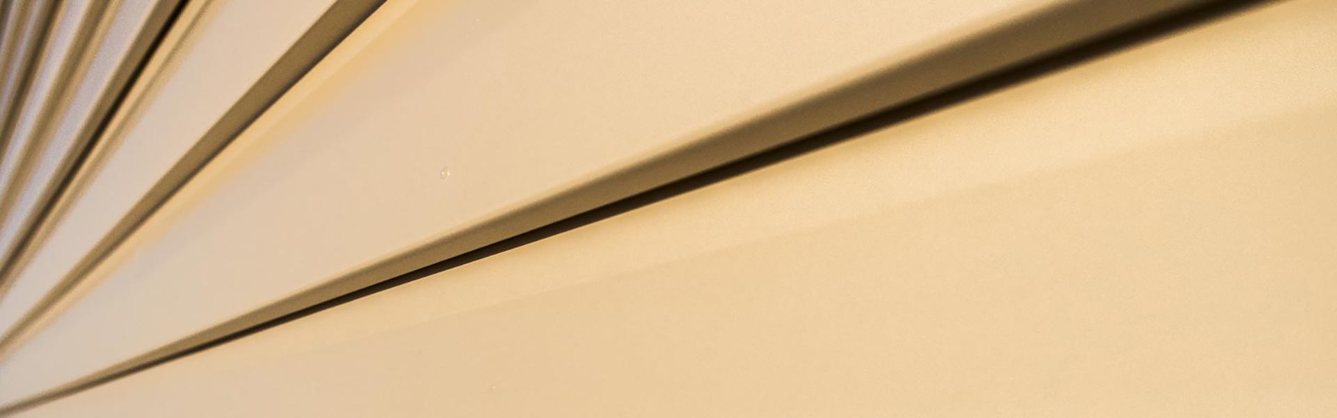 Close up of beige siding